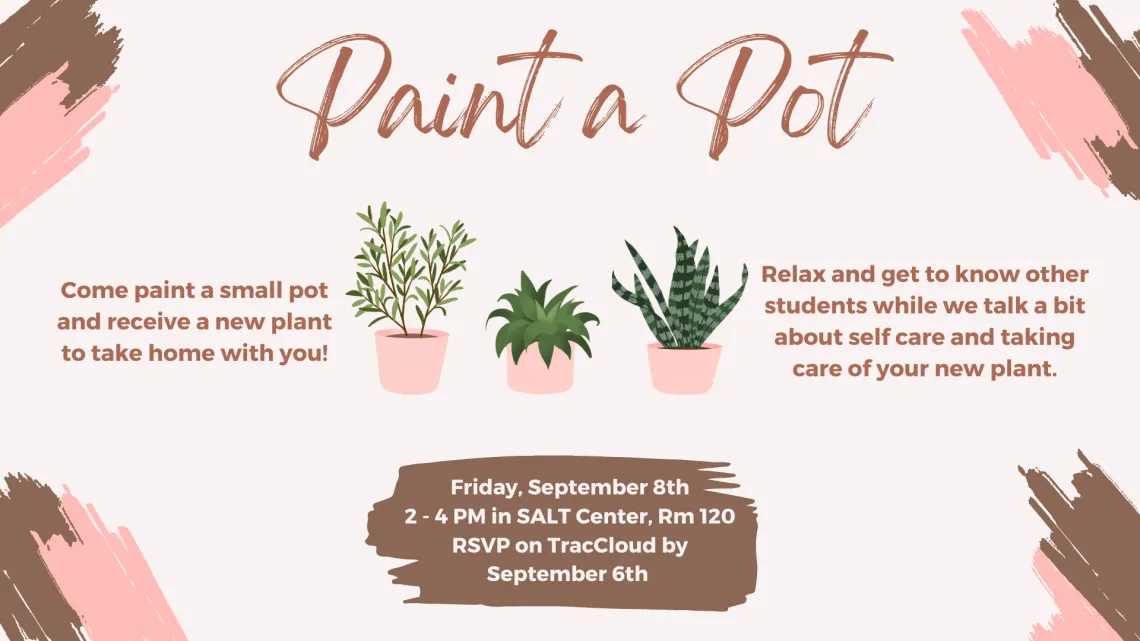 Paint a Pot with information provided below