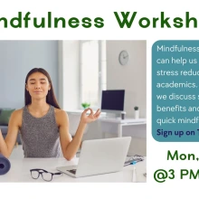 Flyer for Mindfulness Workshop