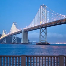 Photo of the SF - Oakland Bridge