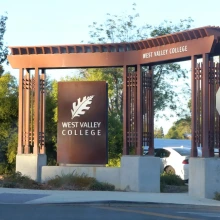 Photo of West Valley College sign